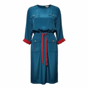 Vintage 80's Leslie Fay Collections Shirtdress sz 14 (Modern sz 10-12)